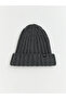 Create your style with uzg store: grey basic men's knitted beanie - 2