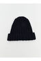 Create your style with uzg store: navy blue basic men's knitted beanie