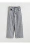Mixed Wideleg Stone Embellished Girls' Jeans