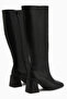 Carima Black Blunt-Toe Women's Boots - 5