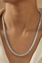 Premium Quality Waterway Zircon Stone Steel Necklace with Extension Piece