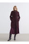 Two Mt Shop Quality Lcw Vision Plum Jacket Collar Women's Cashmere Coat - 2