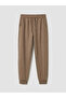 Lcw Kids Beige Boy's Jogger Sweatpants with Elastic Waist - 2