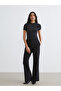 Metallic Mock Neck Shiny Looking Women's Bodysuit - 2