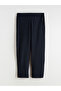 Lcw Grace Navy Blue Elastic Waist Women's Trousers - 5