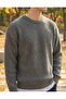 Unisex Knitwear Crew Neck Knitted Winter Sweater - 2