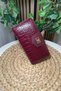 Women's Burgundy Wallet - Card Holder Detailed - Fibag - 2