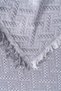 Cotton Sofa Cover with Fringes | Multi-Purpose Cover | Armchair Shawl | Covering the Arms | Battal Boy | 180X300 | - 3