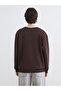 Brown Snoopy Printed Oversized Women's Thick Sweatshirt (S6) - 4