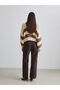 Two Mt Shop Quality Lcw Vision Brown Denim Straight Wideleg High Waist Wide Leg Women's Jean Pants - 4