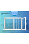Window Safety Barrier - Extendable and Shortenable Guardrail between 80Cm-130Cm, Pack of 10