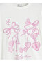 Esvab • Modern & Distinctive Zero Roba Collar Printed Girls' T-Shirt - 4