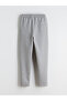 Gray Elastic Waist Boys' Trousers - 3