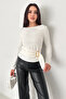 Women's Side Tie Buckle Blouse – Magenta Twist - 7