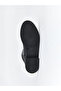 Black Leather-Look Women's Boots - 4