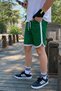 Men's Green Summer Sports Shorts Casual Basketball Football Fitness Exercise Running Bermuda - 3
