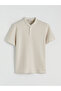 Esvab • Modern & Distinctive Stand Collar Striped Men's T-Shirt - 6