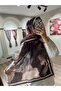 Soft Patterned Brown Shawl - 2