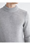 Half Turtleneck Men's Knitwear Sweater - 3