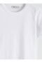 White Crew Neck Women's T-Shirt (S6) - 7