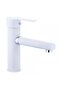 Luxline Matte White Sink Faucet – Modern Single Handle, Water-Saving - 2