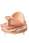 Baby Bath Seat, Non-Slip Mat, Portable, with Backrest & Suction Cups, 6-24 Months (Orange Round)