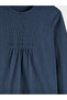 Lcw grace navy blue bicycle collar embroidered blouse - 5