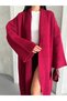 سترة نسائية طويلة بياقة شال - 8