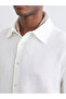 قميص رجالي أساسي ذو نسيج مميز من NEVAVM بتصميم Regular Fit - 3