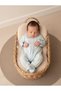 Baby Girl Jumpsuit 3-6-9 Months Heart Embroidered Jumpsuit - 3
