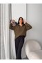 Women's Zippered Half Fisherman Hair Braid Sweater - 3