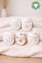Pure Touch Set of 5 Certified Organic Cotton Patterned Gloves