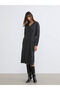 Ozmarka New Season V-Neck Gathered Knit Dress