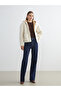 Beige Hooded women's plush coat - 2