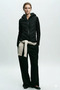 Zra Model Range Mom Contrast Puffer Coat Jacket Women's Lined - 7
