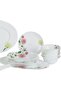 DC3383 Opalware Dinner 40-Pieces Set, White/Pink - 3