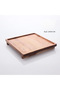 9-Piece Acacia Lid Glass Jar Set 250Ml-330Ml-420Ml |   Acacia Natural Wood Square Presentation Stand - 2