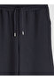 Black Soft Touch Women's Sweatpants with Elastic Waist (S6) - 5