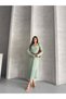 Women's Zippered Ribbed Detailed Knitwear Dress - 2