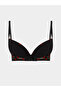Underwire Non-Padded Heart Embroidered T-Shirt Bra - 2