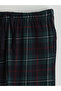 Mg Trend'En Green Standard Pattern Plaid Men's Pajama Bottoms - 2