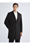 Özmarka New Season Standard Fit Jacket Collar Men's Cashmere Coat