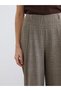 Esvab • Modern & Distinctive Relaxed Fit Plaid Wide Leg Women's Pleated Pants - 4