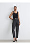 Beli Belted Cigarette Women's Pleated Trousers