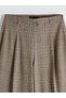 Esvab • Modern & Distinctive Relaxed Fit Plaid Wide Leg Women's Pleated Pants - 7