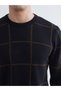 Rmz Clothing Season Products Sweaters Navy Blue Crew Neck Men's Knitwear Sweater - 3
