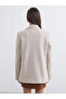 Lcw Visionbej Double-Breasted Collar Women's Cashmere Blazer Jacket - 5
