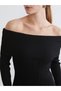 Özmarka New Season Boat Neck Knitwear Dress - 3