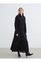 Lcw Modest Black Polo Collar Women's Knitwear Cardigan - 2