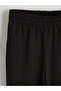 Black Elastic Waist Women's Jogger Sweatpants - 6